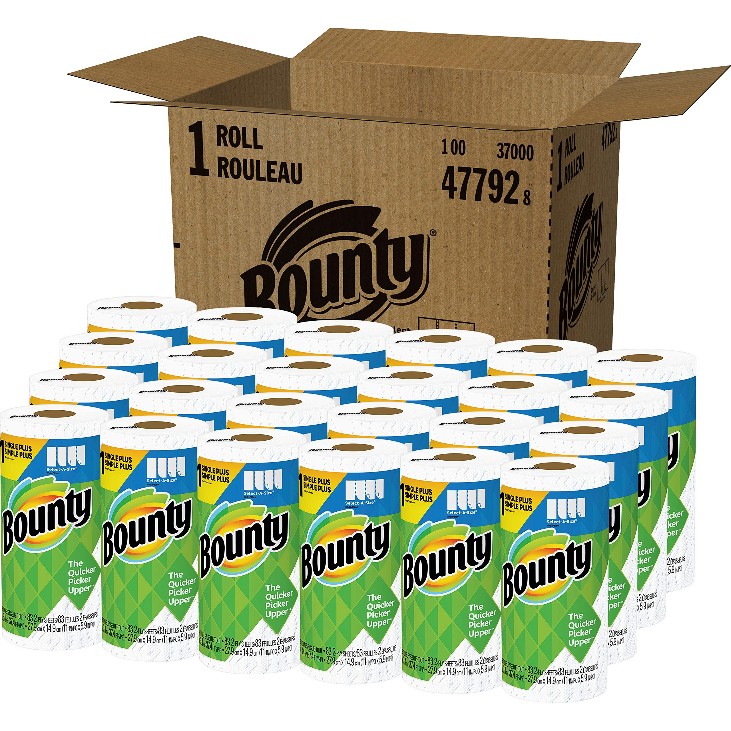 Bounty Select-A-Size Paper Towels for Home Use in Multiple Sizes and Absorbency Levels - Perfect for Daily Cleaning Task